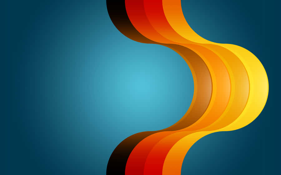 Abstract Wavy Design Background Wallpaper