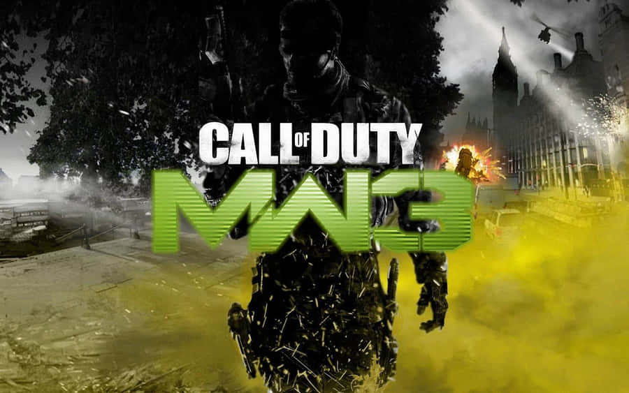 Action-packed Scene From Call Of Duty: Modern Warfare 3 Wallpaper