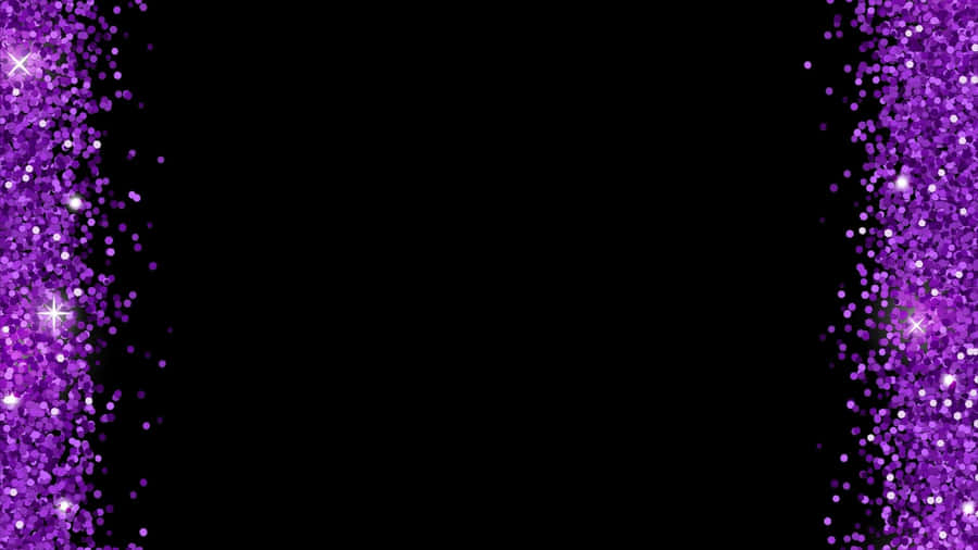 Add A Little Sparkle To Your Life With A Touch Of Purple Glitter! Wallpaper