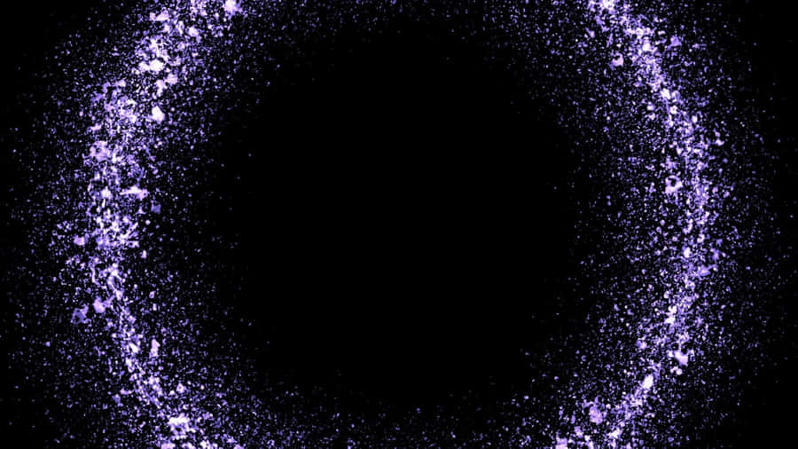 Add Some Sparkle And Shine To Any Routine With Purple Glitter Wallpaper