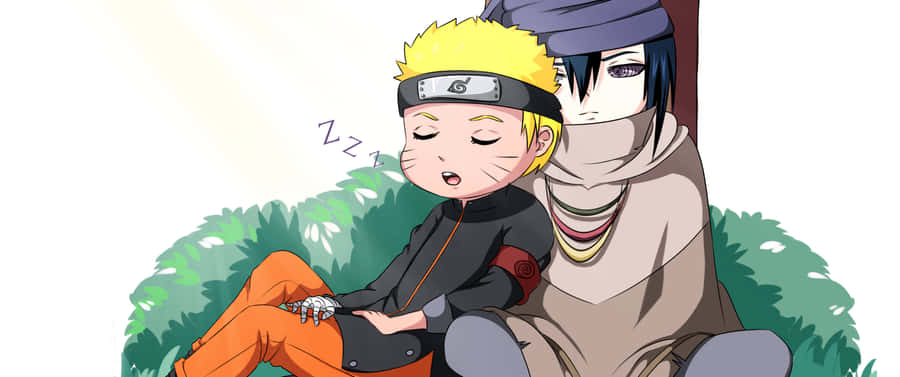 Adorable Sasuke Uchiha Looks On! Wallpaper