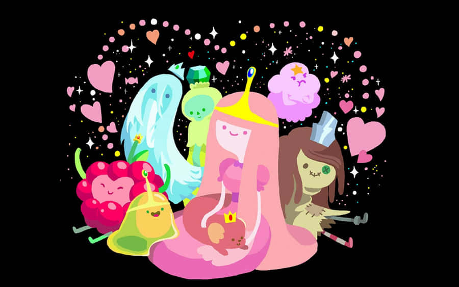 Adventure Time Characters Cute Artwork Wallpaper