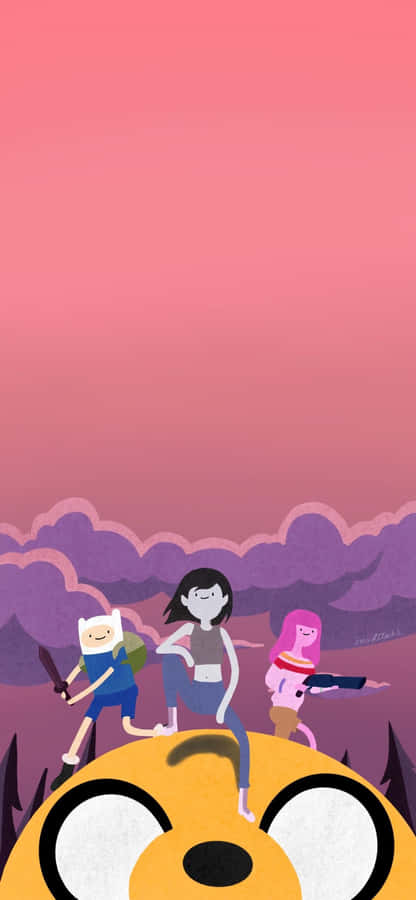 Adventure Time Heroeson Jake's Head Wallpaper