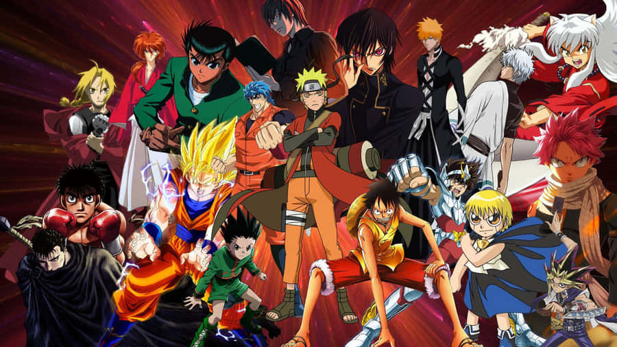 Aesthetic Anime Collage Wallpaper