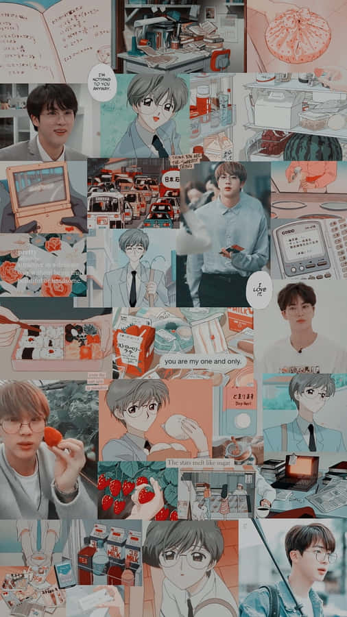 Aesthetic Anime Collage Wallpaper