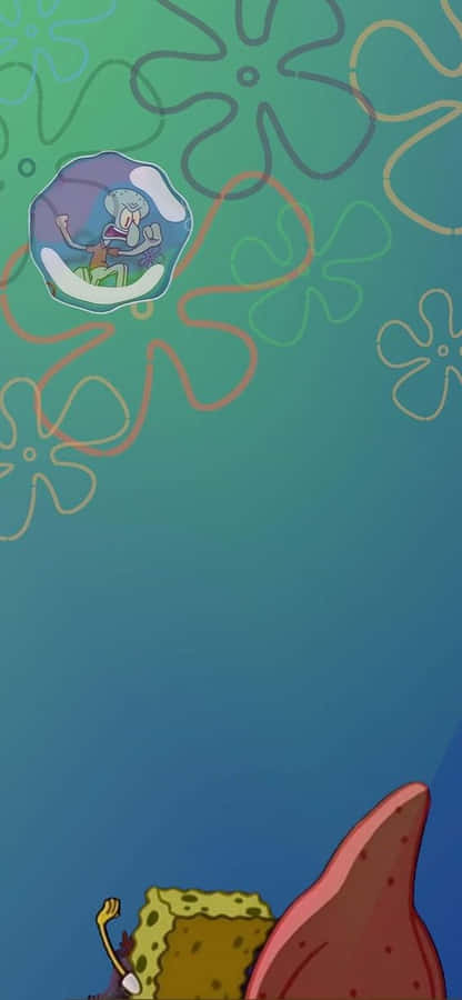 Aesthetic Squidward, A Unique Artistic Representation Of The Beloved Spongebob Squarepants Character Wallpaper
