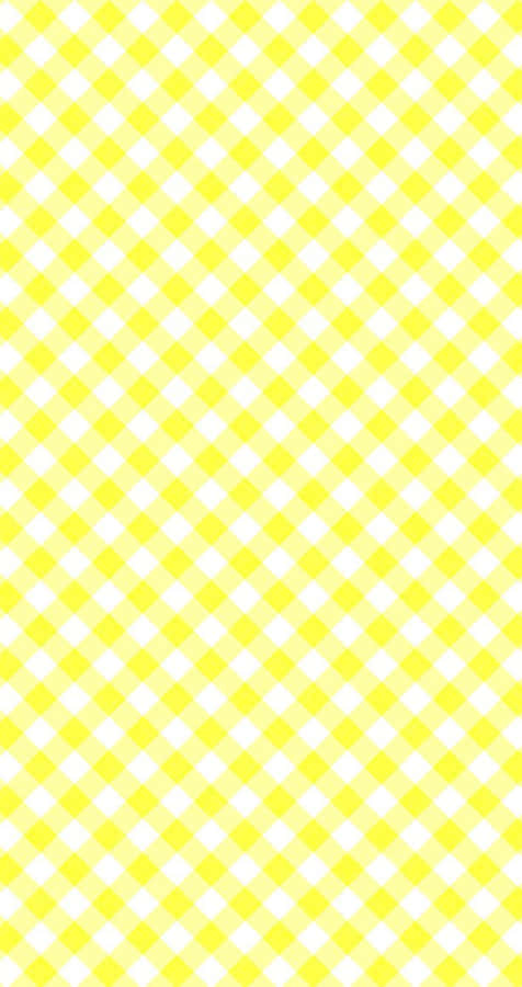 Aesthetic Yellow Plaid Wallpaper Wallpaper