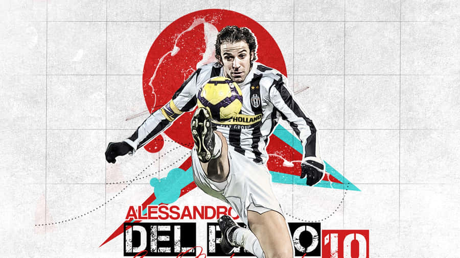 Alessandro Del Piero Vector Design Wallpaper