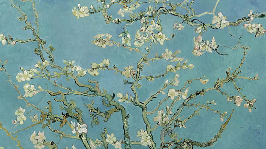 Almond Blossoms - A Classic Painting By Vincent Van Gogh Wallpaper