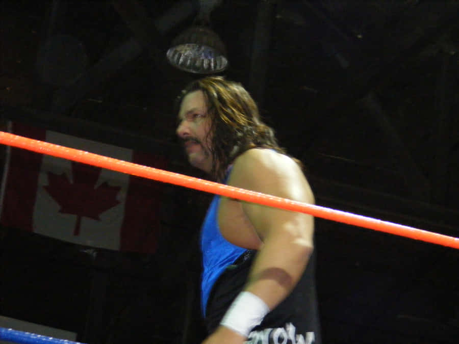 American Professional Wrestler Al Snow On Fighting Ring Wallpaper