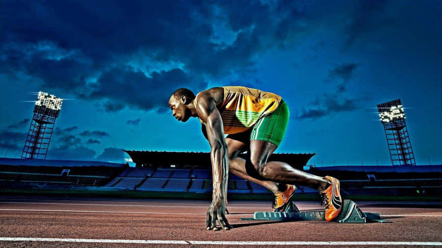 An Athlete In The Zone Wallpaper