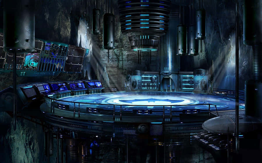 An Entrance To The Secret Batcave Wallpaper