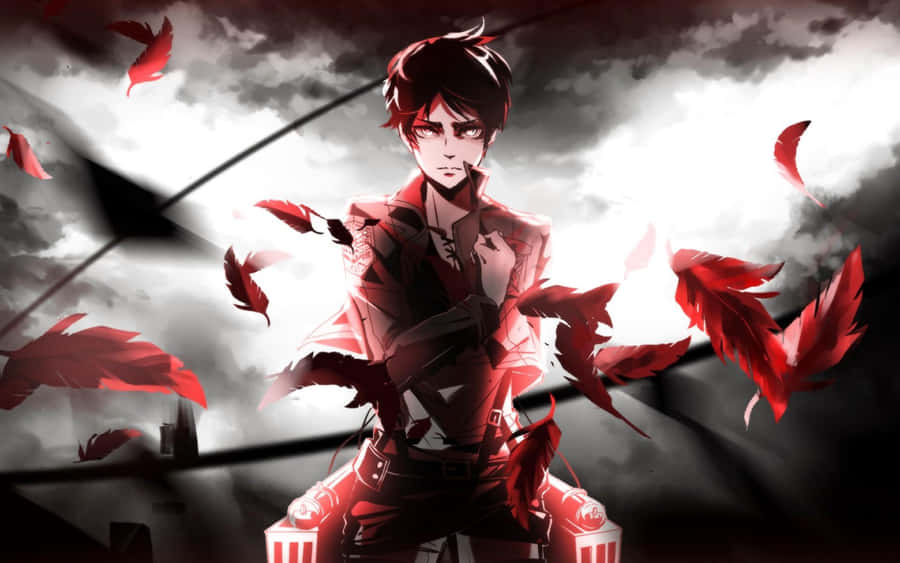 An Original Anime Fanart With Unique Colorful Drawings Wallpaper