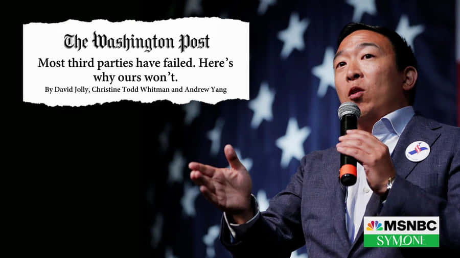 Andrew Yang Washington Post Wallpaper