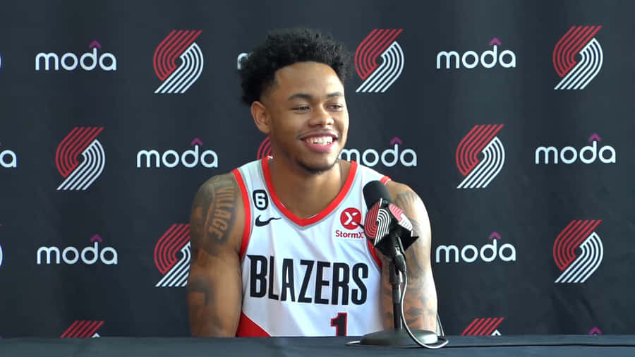 Anfernee Simons Press Conference Wallpaper