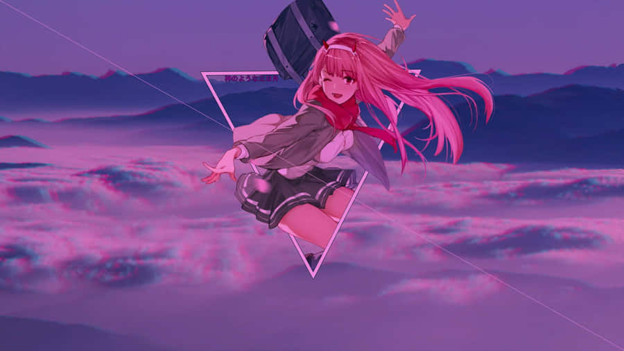 Anime Aesthetic Pfp Of Zero Two Wallpaper