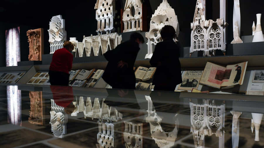 Antoni Gaudís Creations At Musée Dorsay Wallpaper