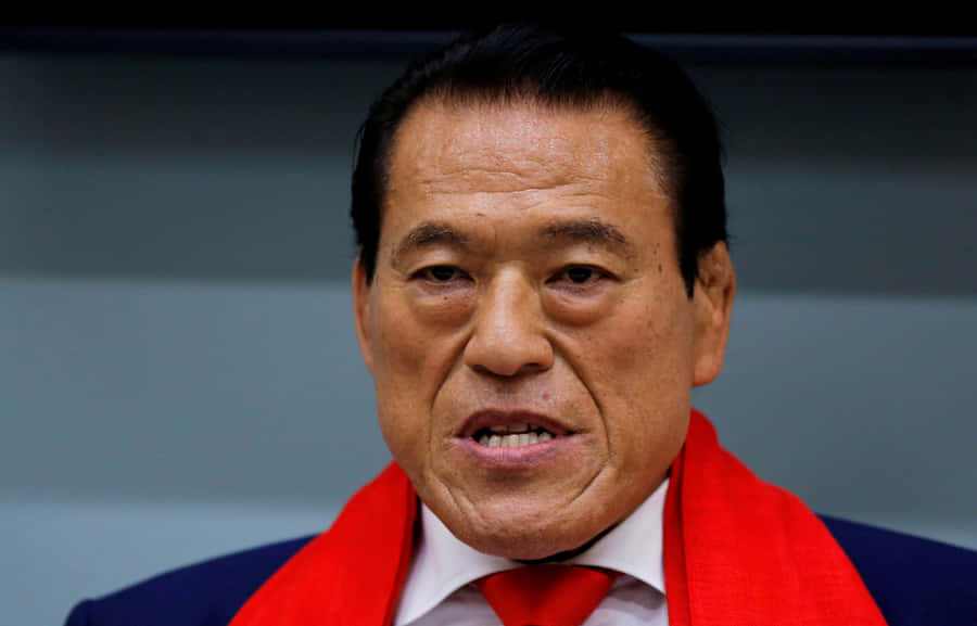Antonio Inoki Black Gray Background Wallpaper