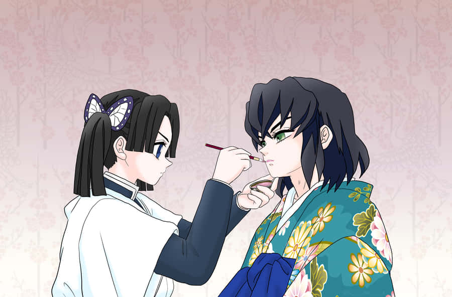 Aoi And Inosuke Pfp Wallpaper