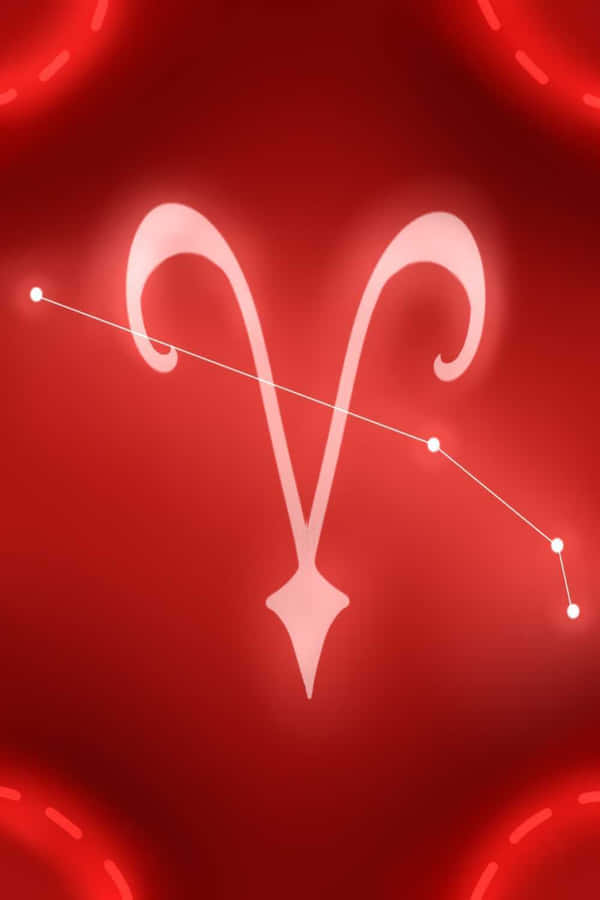 Aries Iphone Red Glow Wallpaper