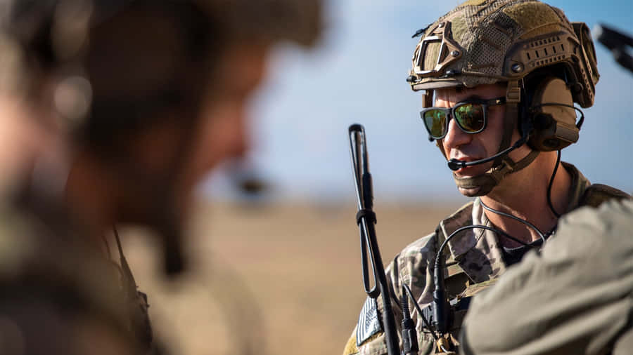 Army Ranger Field Communication.jpg Wallpaper