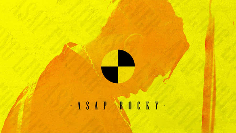 Asap Rocky Testing Orange Figure Wallpaper