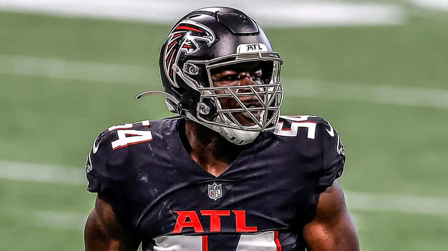 Atlanta Falcons Linebacker Action Shot Wallpaper