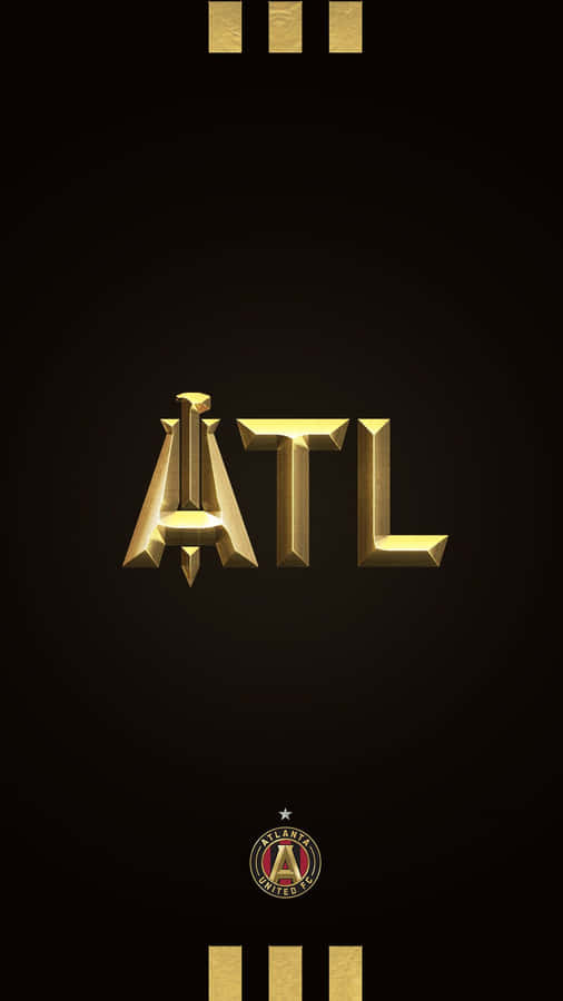 Atlanta United Fc In Gold Wallpaper