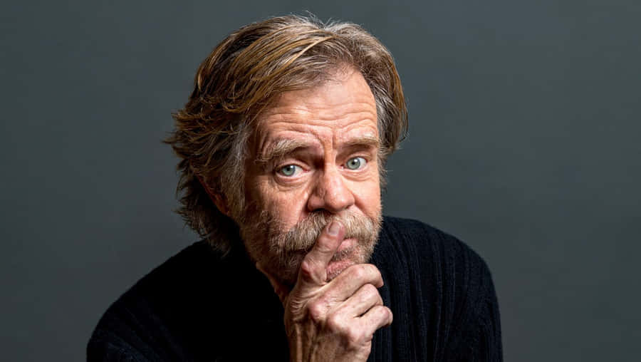 Award-winning Actor William H. Macy Posing For A Portrait. Wallpaper