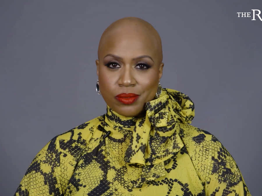 Ayanna Pressley During An Interview Wallpaper