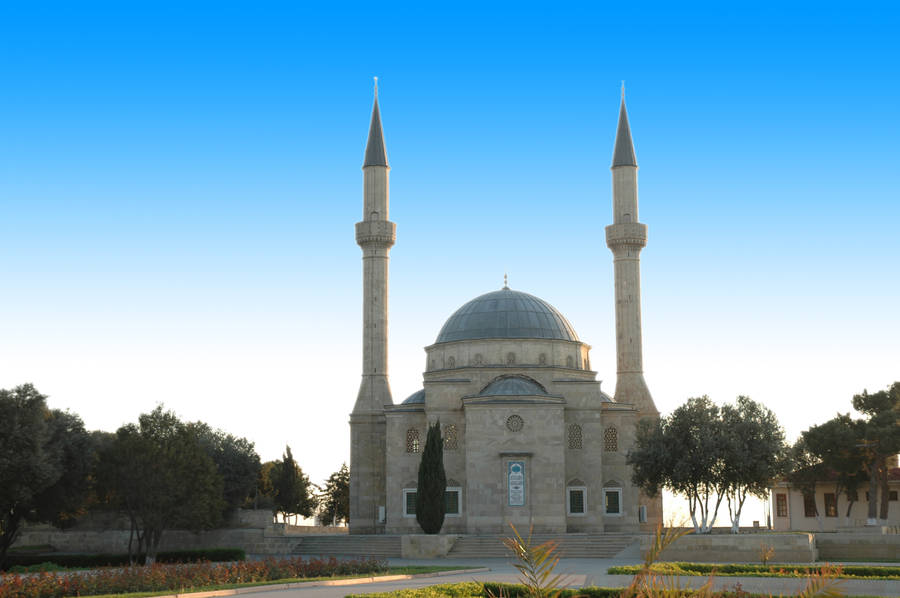 Azerbaijan Mosque Of The Martyrs Wallpaper