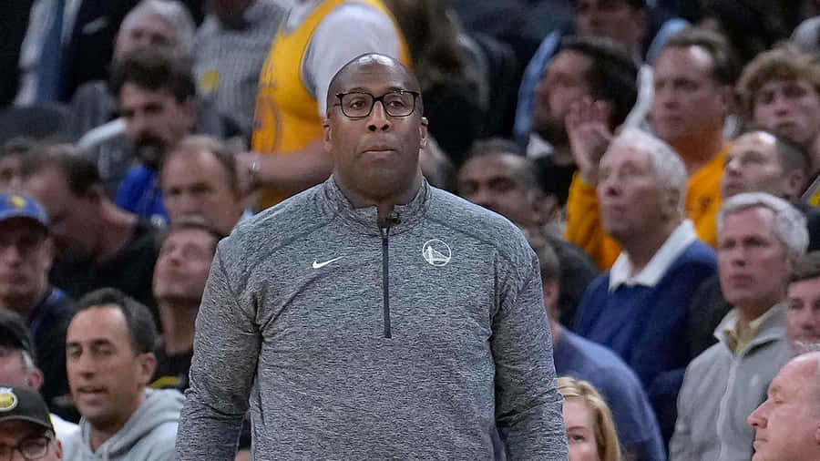 Basketball Coach Court Sidelines Wallpaper