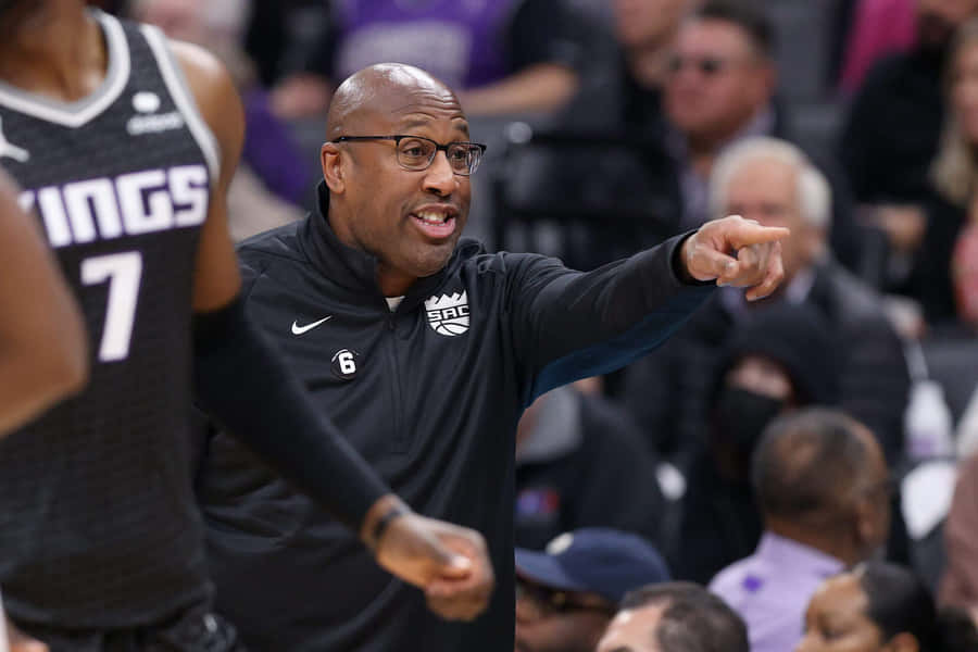 Basketball Coach Pointing During Game.jpg Wallpaper