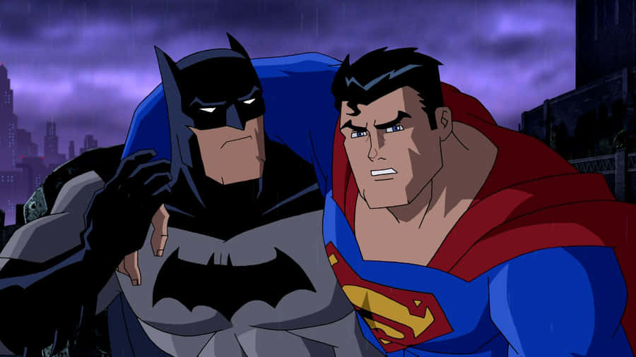 Batman Fights Crime With His Trusted Sidekick, Robin. Wallpaper