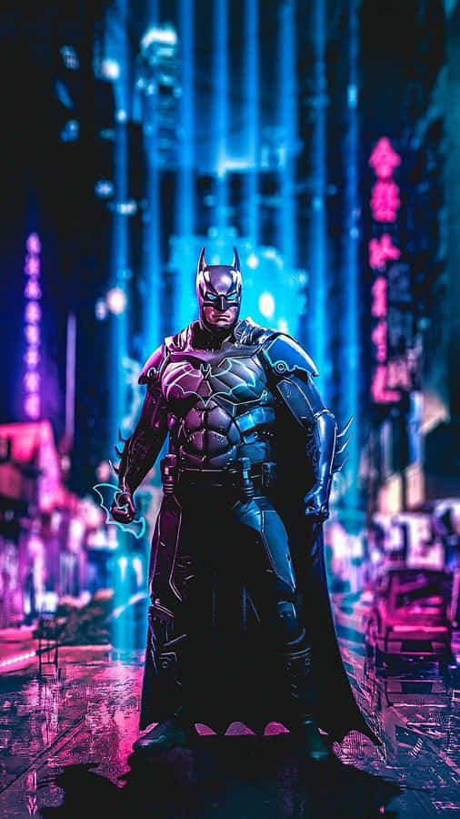 Batman's Iconic Logo On An Awesome Iphone Wallpaper