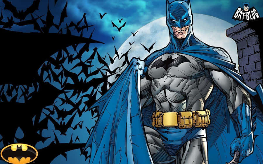 Batman Takes Flight Wallpaper