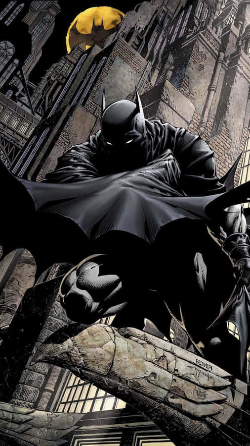 Battle Between Marvel And Dc Superheroes On The Latest Iphone. Wallpaper