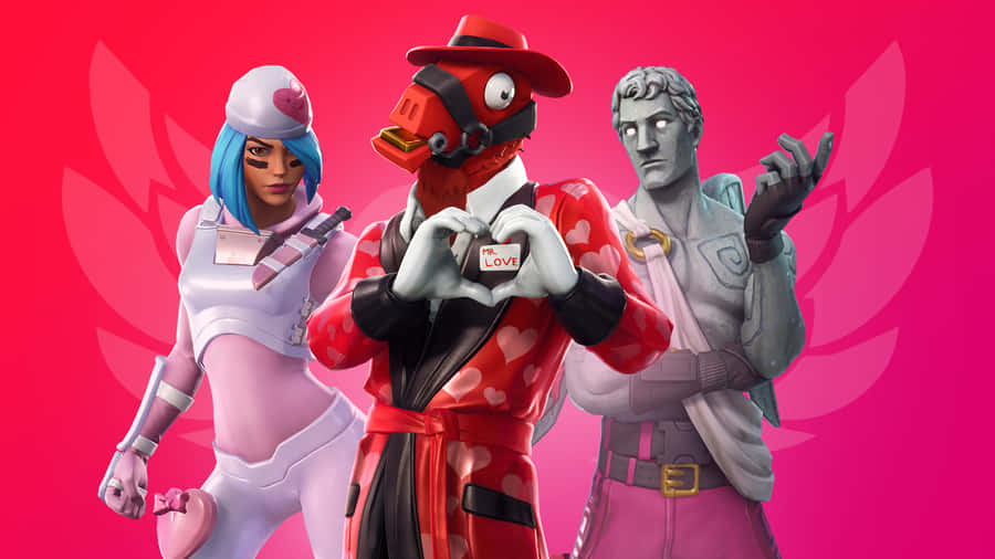 Battle It Out In Fortnite Chapter 2 Season 7 Wallpaper