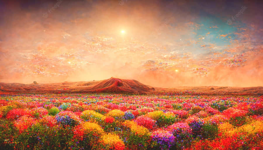 Beautiful Flowers Amazing Garden Wallpaper