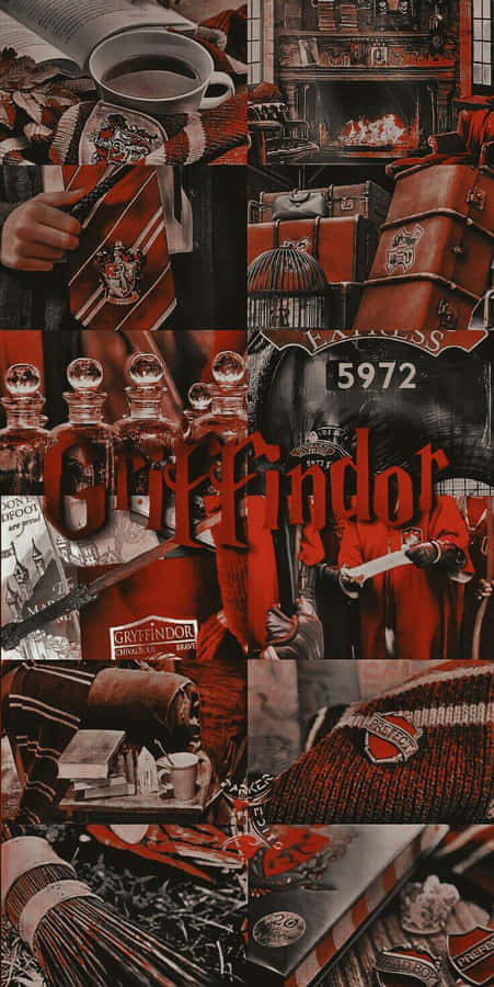 Beautiful Gryffindor Aesthetic Iphone Theme Wallpaper