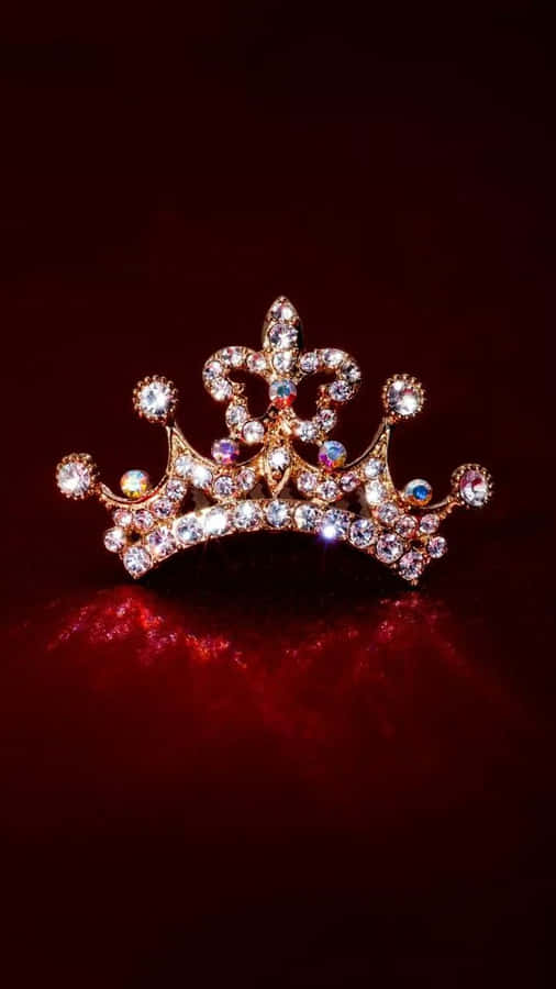 Beautiful Princess Crown Fit For Royalty Wallpaper
