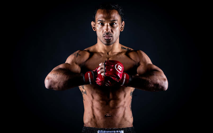 Ben Henderson Red Gloves Photoshoot Wallpaper