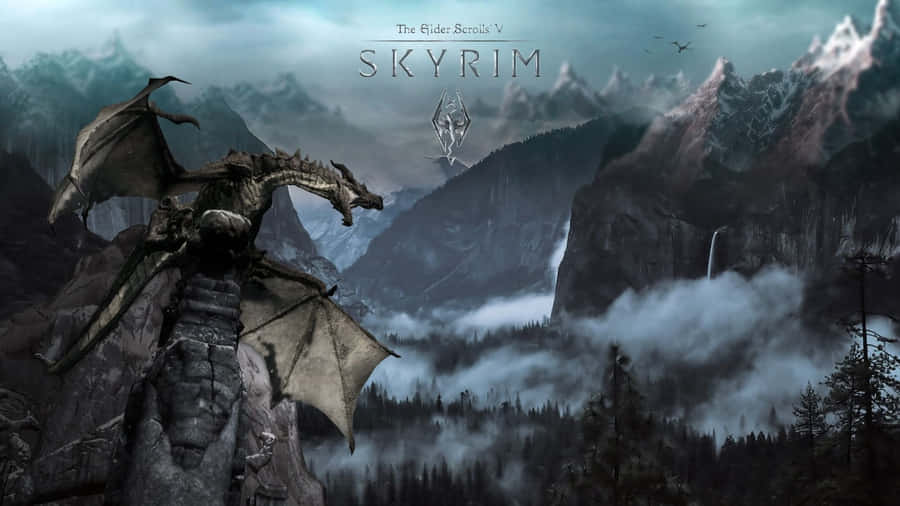 Best The Elder Scrolls: Skyrim Game Poster Wallpaper