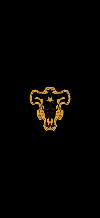 Black Bull Emblem Black Clover Wallpaper