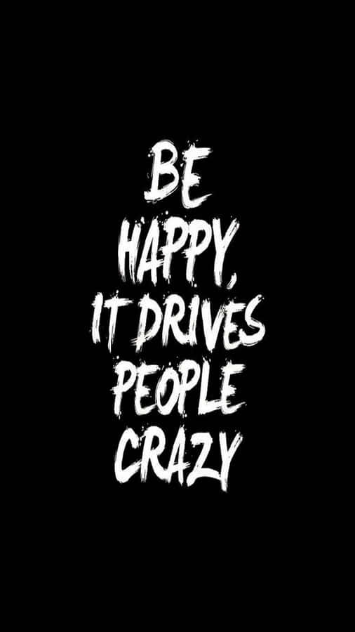 Black Cool Aesthetic Inspirational Quote Wallpaper