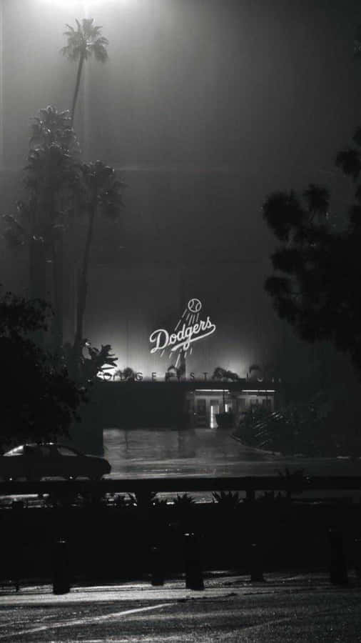 Black Dodgers Stadium Iphone Wallpaper