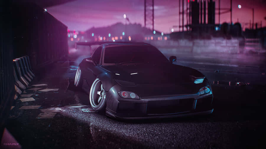 Black Mazda Mx 5 Miata In Need For Speed Game Wallpaper