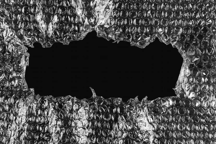 Black Plastic Bubble Wrap Wallpaper
