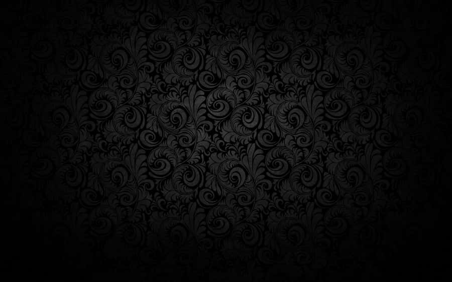 Black Wallpaper With Swirls And Swirls Wallpaper