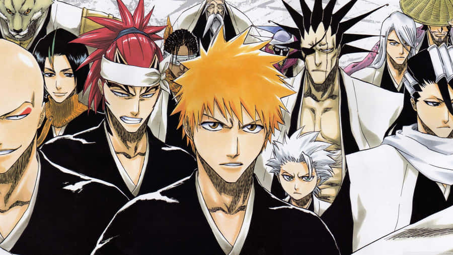 Bleach Characters' Faces Pc Wallpaper